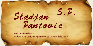 Slađan Pantović vizit kartica